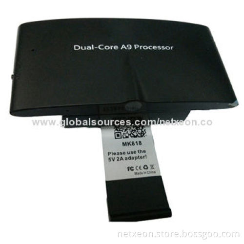 RK3066 Android-based TV Set-top Box with 5.0MP Camera and Mic, 1GB DDR3 Memory